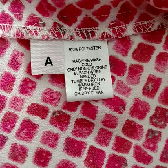 Ann Taylor Loft pink and white top - Picture 3 of 3
